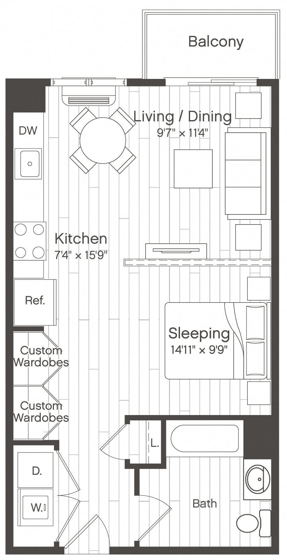 Studio-S3 floor plan