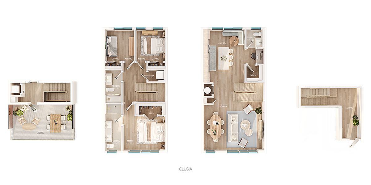 Clusia floor plan