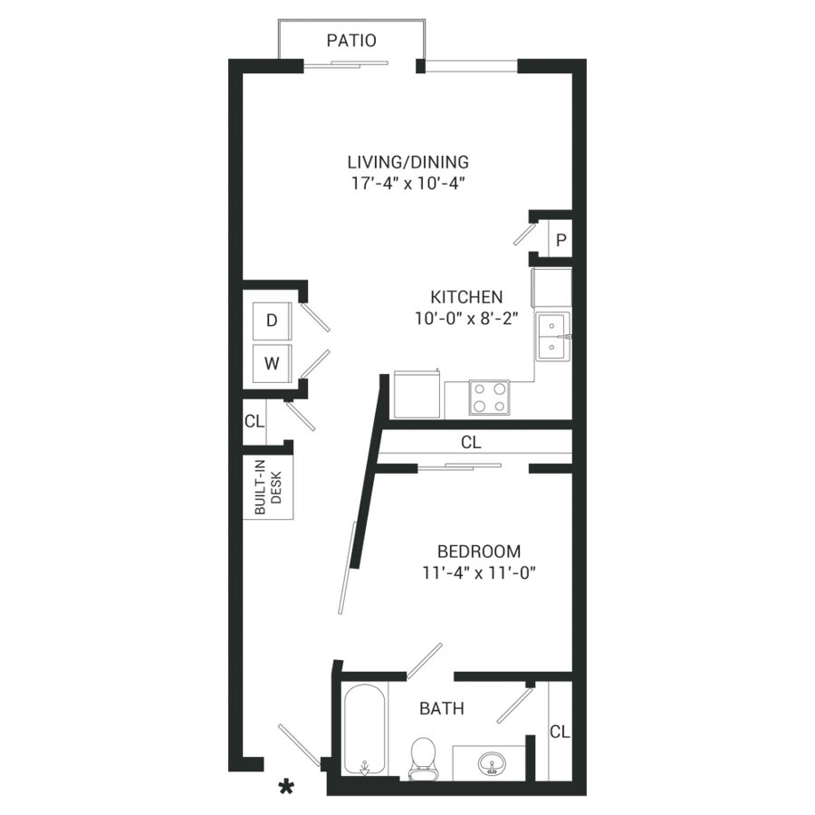A2 floor plan
