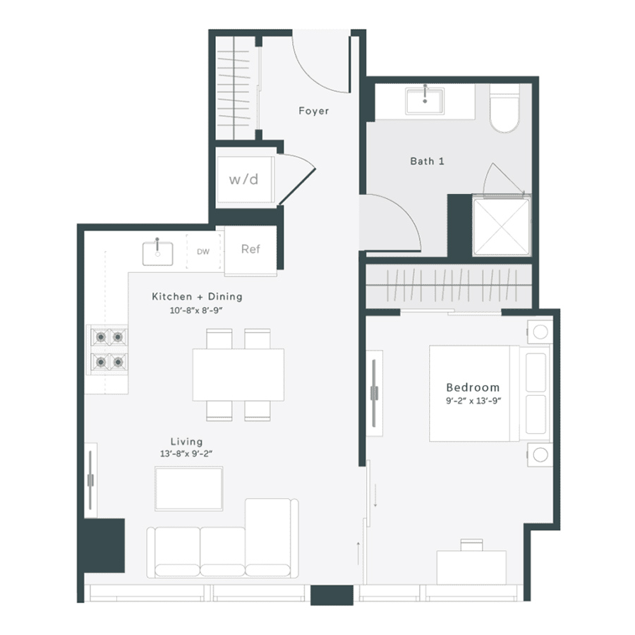 Unit 1108 floor plan