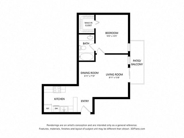 A floor plan