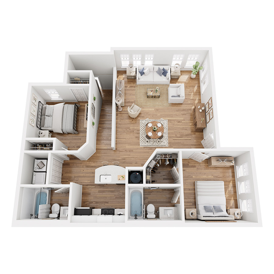 B2 floor plan
