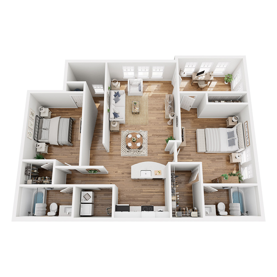 B3D floor plan