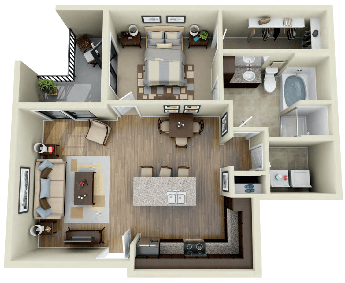 Azure floor plan