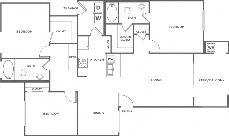 Hickory floor plan