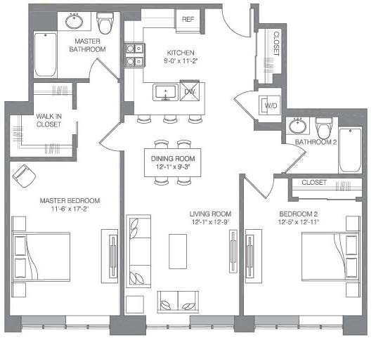 E-B7 floor plan
