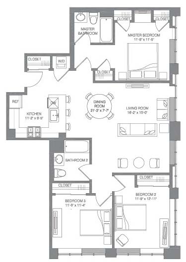 E-C1 floor plan