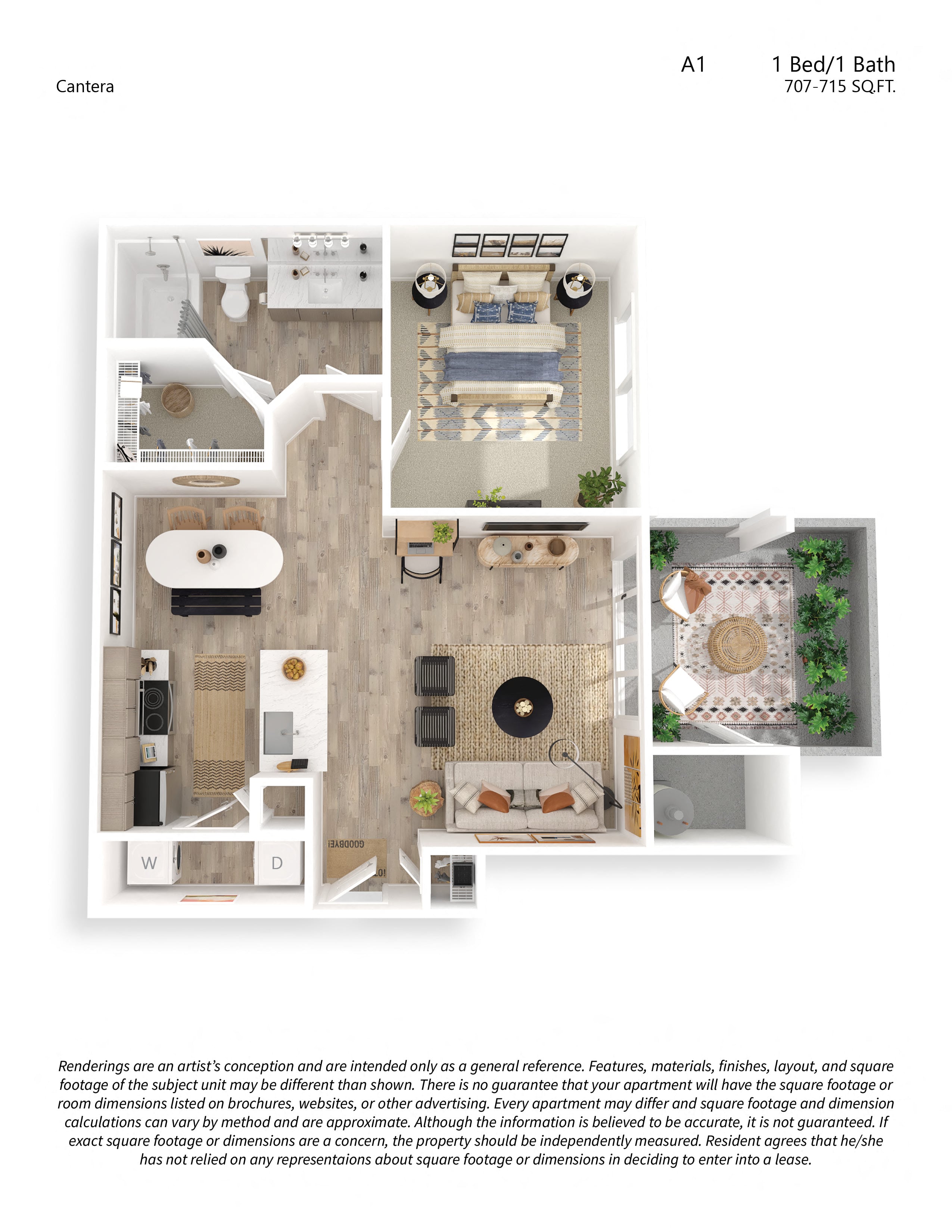 A1 floor plan