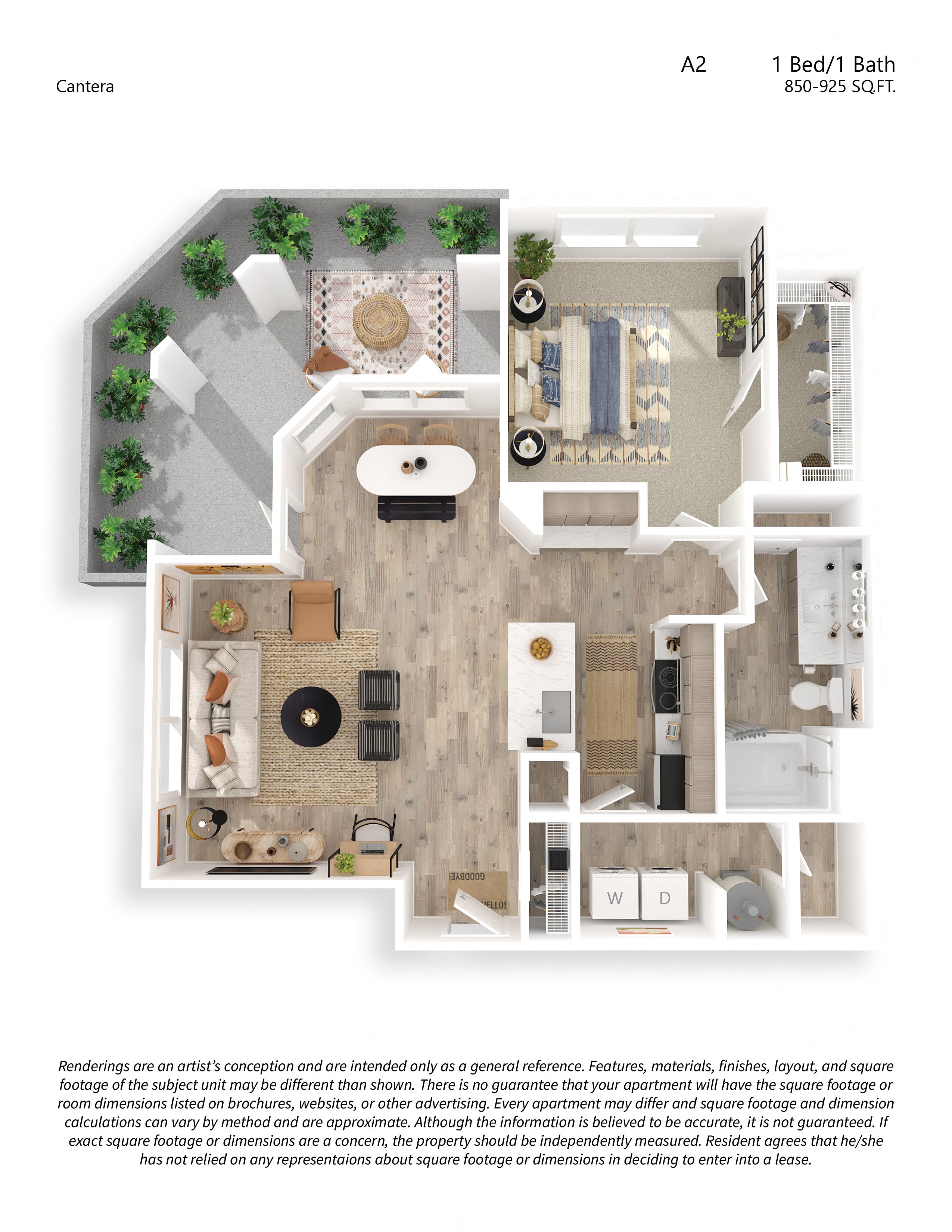 A2 floor plan
