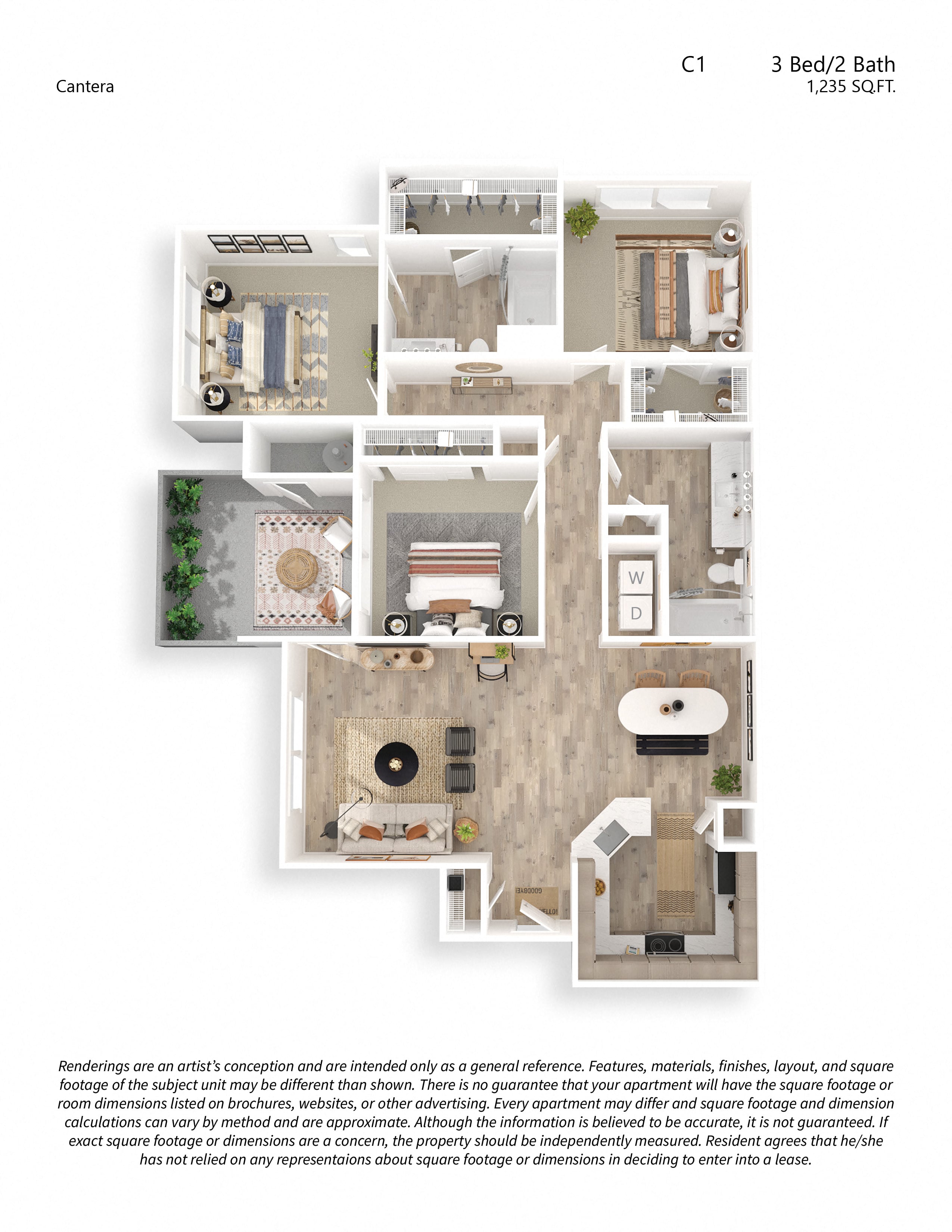 C1 floor plan