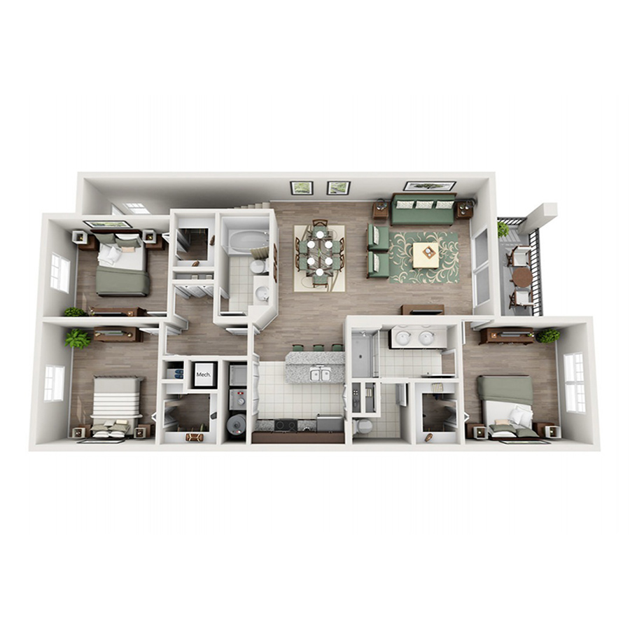 The Veridian floor plan