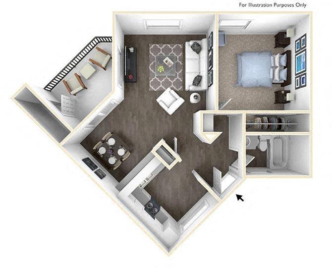 Chaparral Renovated floor plan