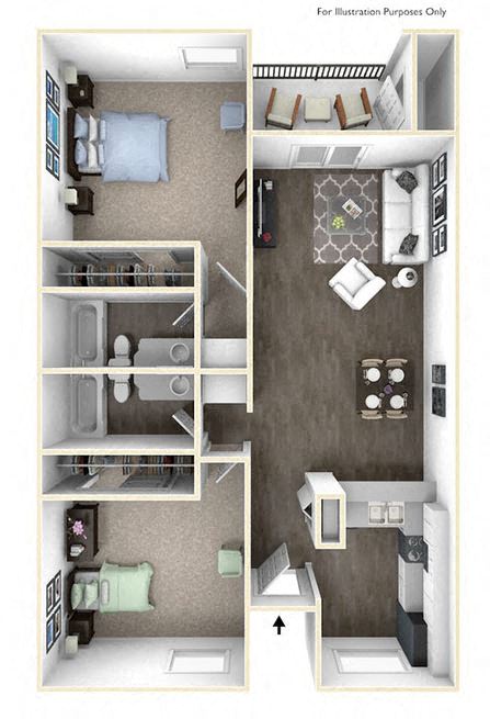 Sequoia Renovated floor plan