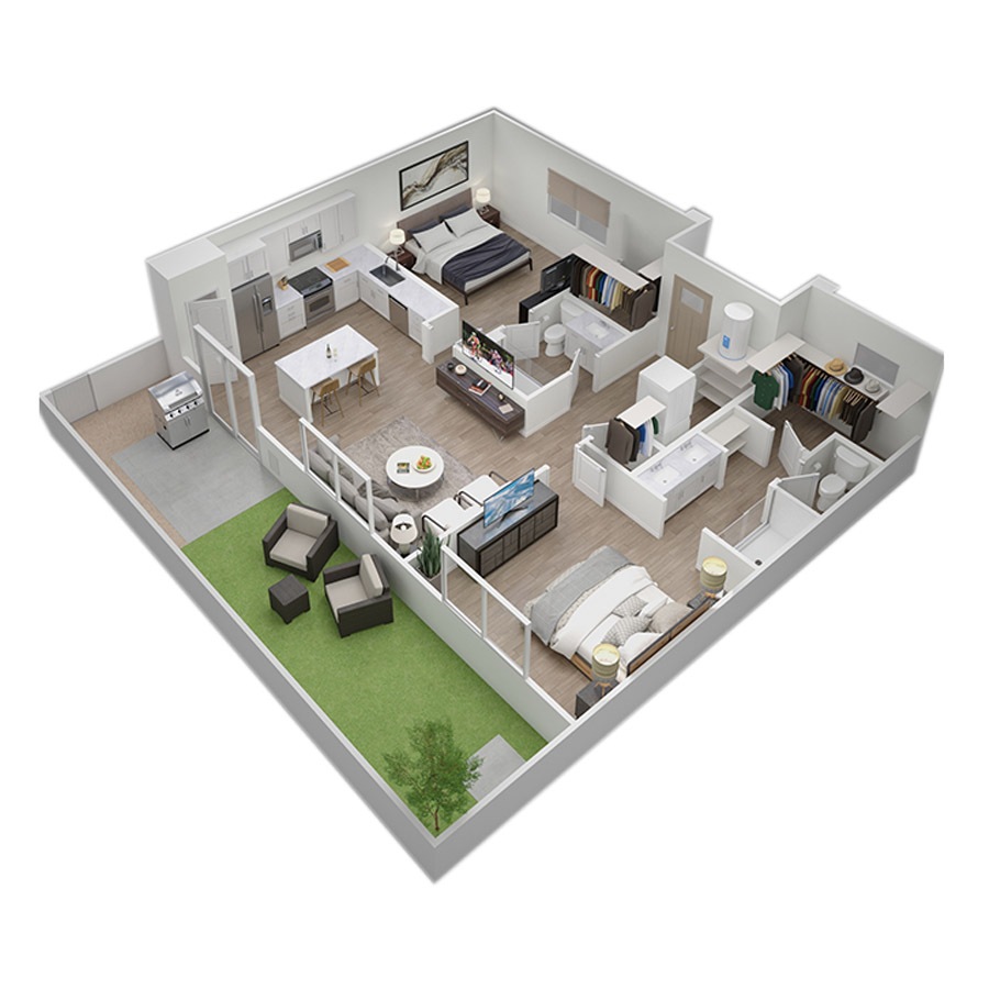 Elevate floor plan