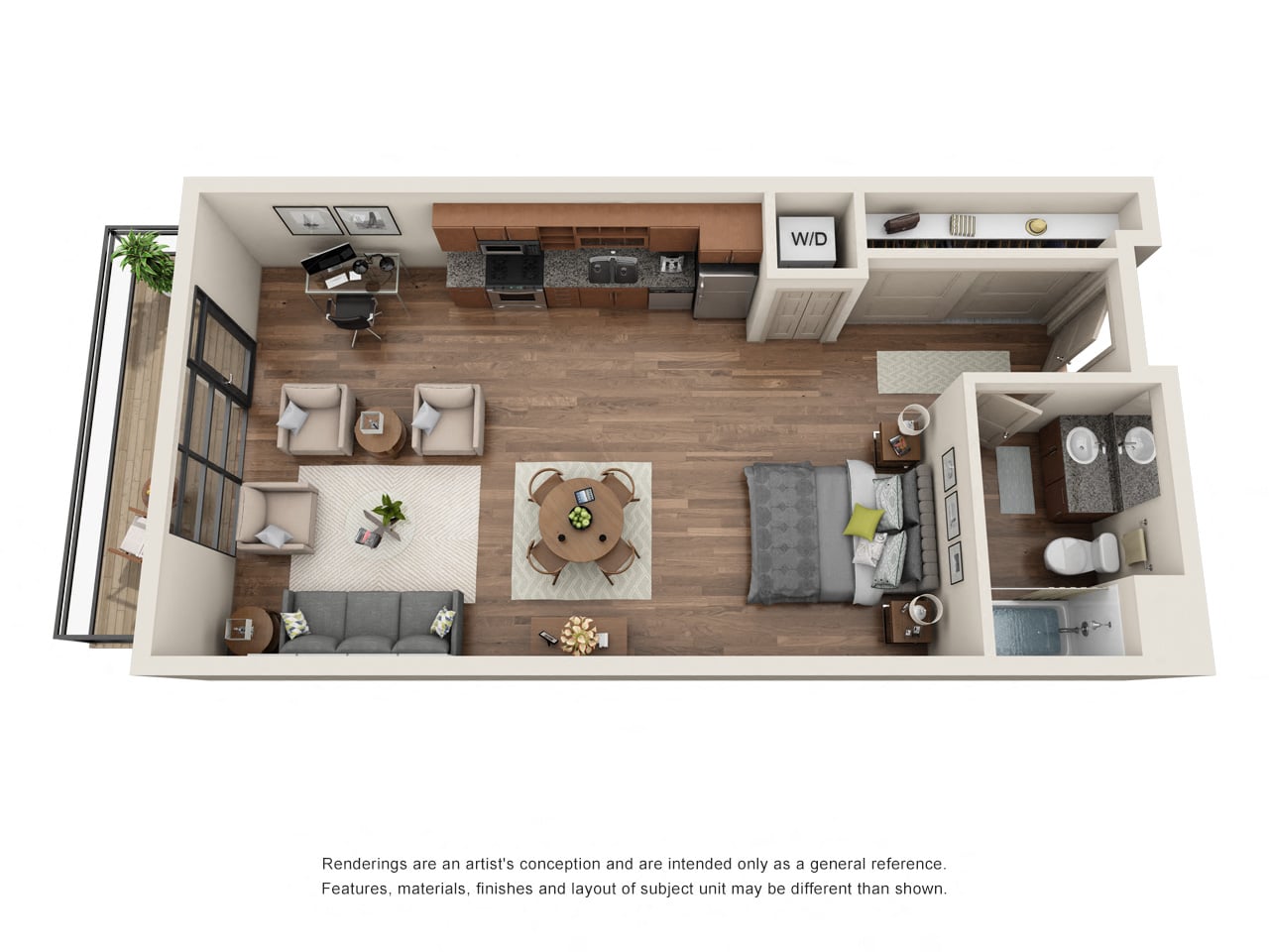 Studio floor plan