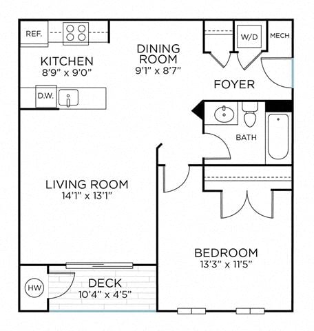 Norbeck - R floor plan