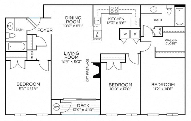 Sugarloaf - R floor plan