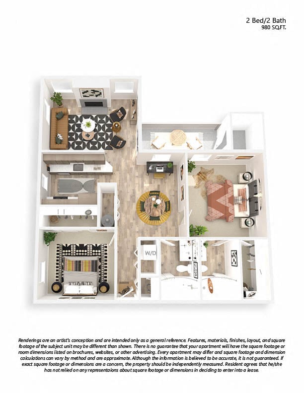 C2 2x2 floor plan