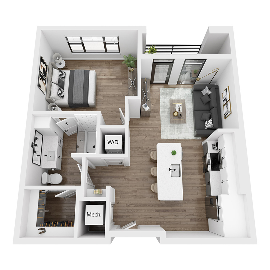 Podium - D1 floor plan