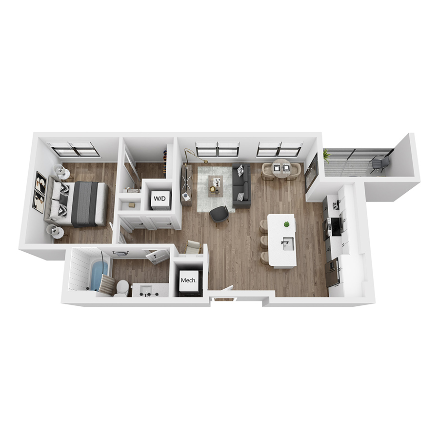 Podium - E1 floor plan