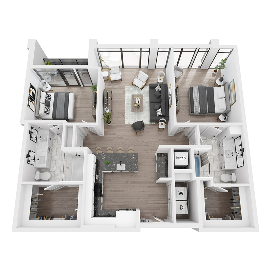 Penthouse - E2 floor plan