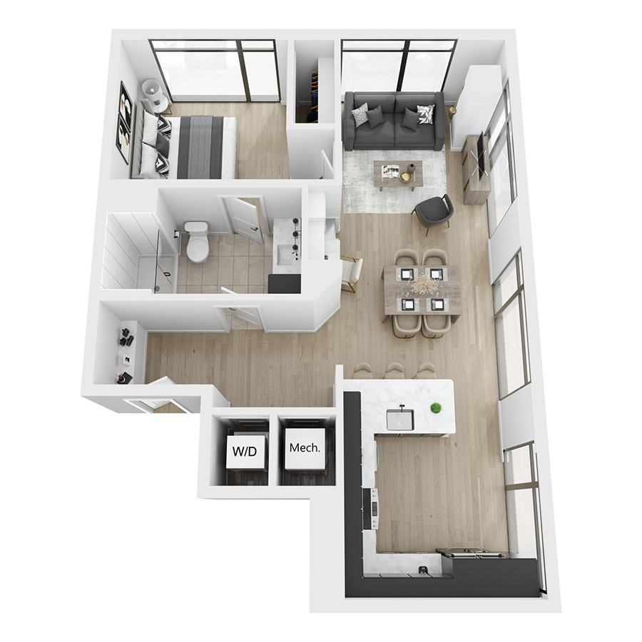 Tower - C1 floor plan