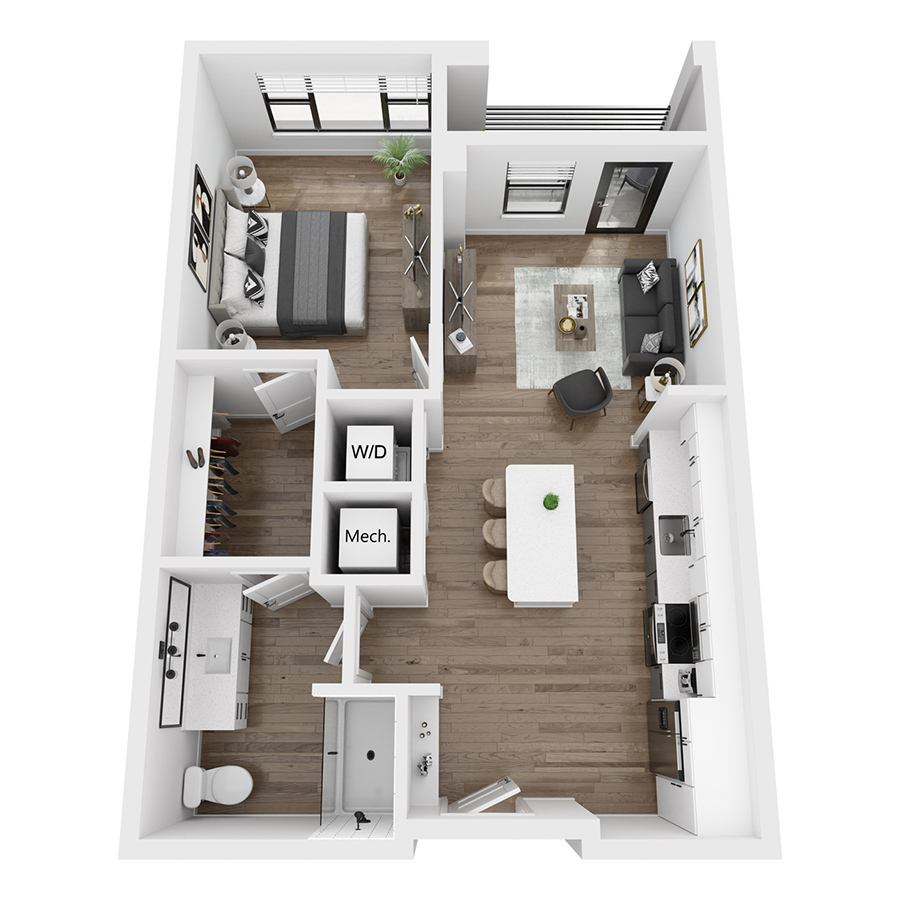 Podium - B1 floor plan