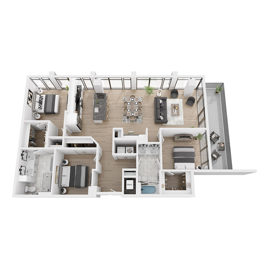 Penthouse - A3 floor plan