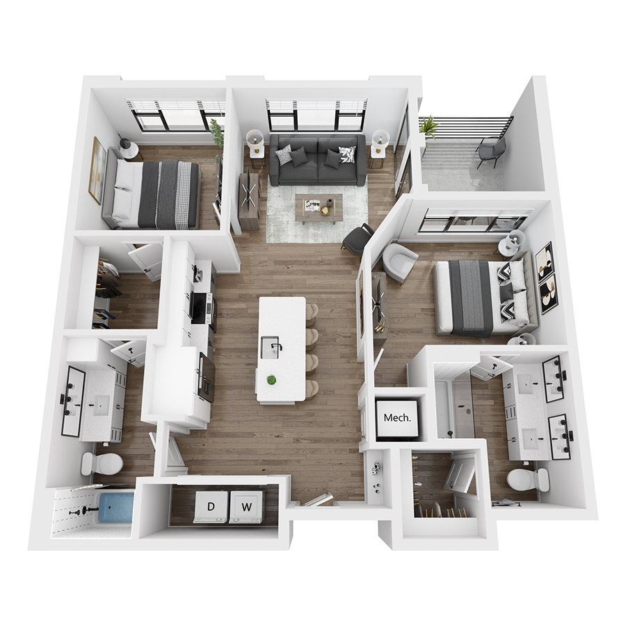 Podium - B2 floor plan