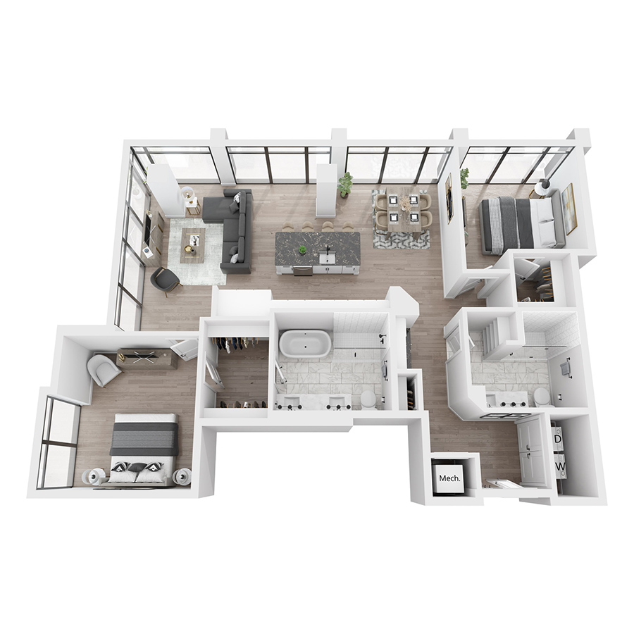Penthouse - D2.1 floor plan