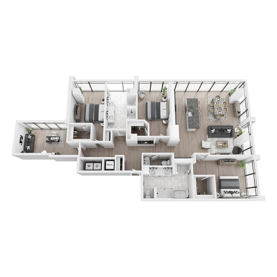 Penthouse - B3 floor plan