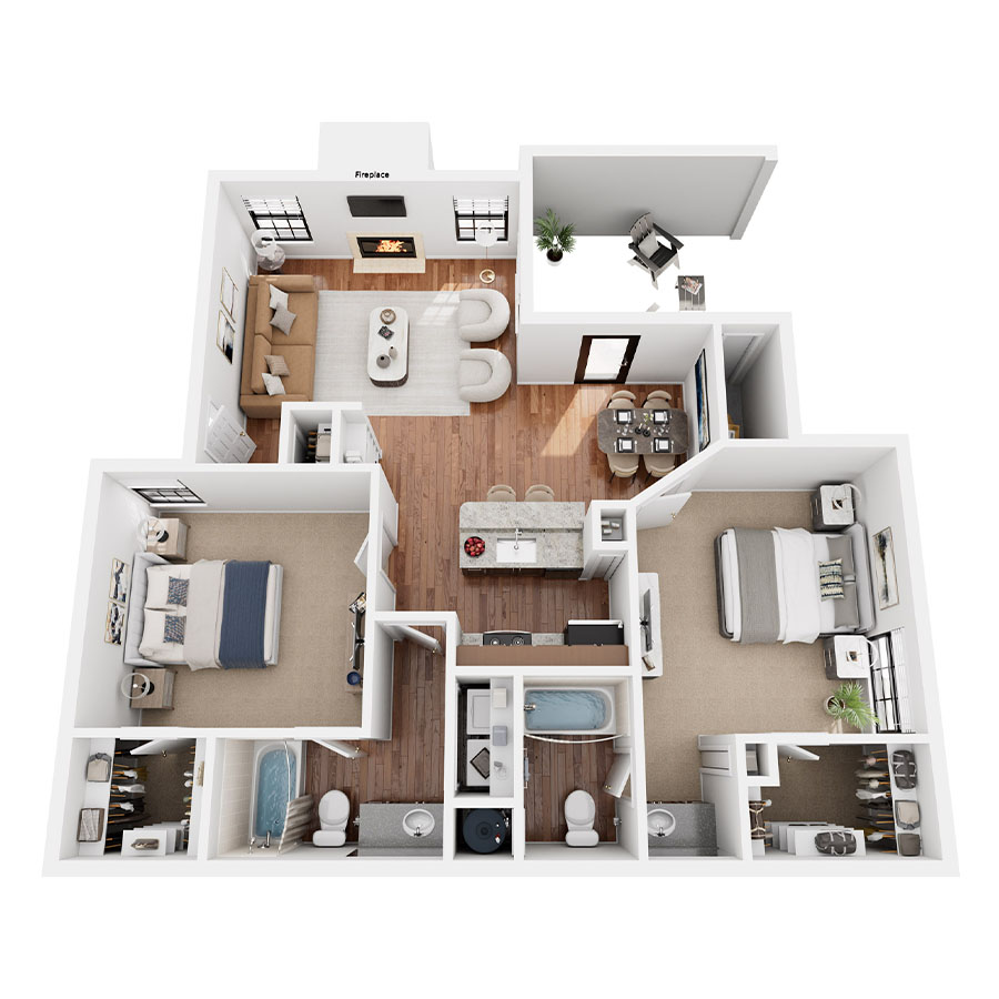 Telluride with Sunroom floor plan