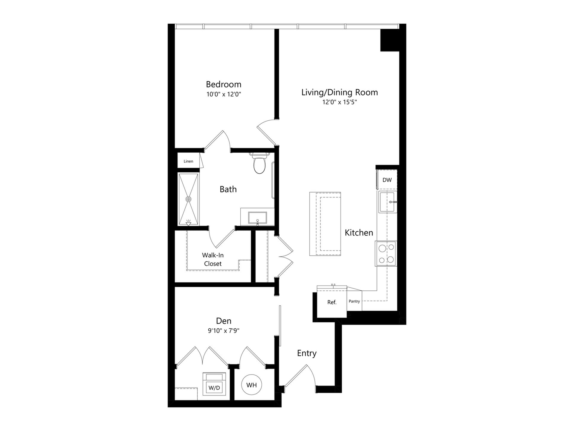 A1-A floor plan