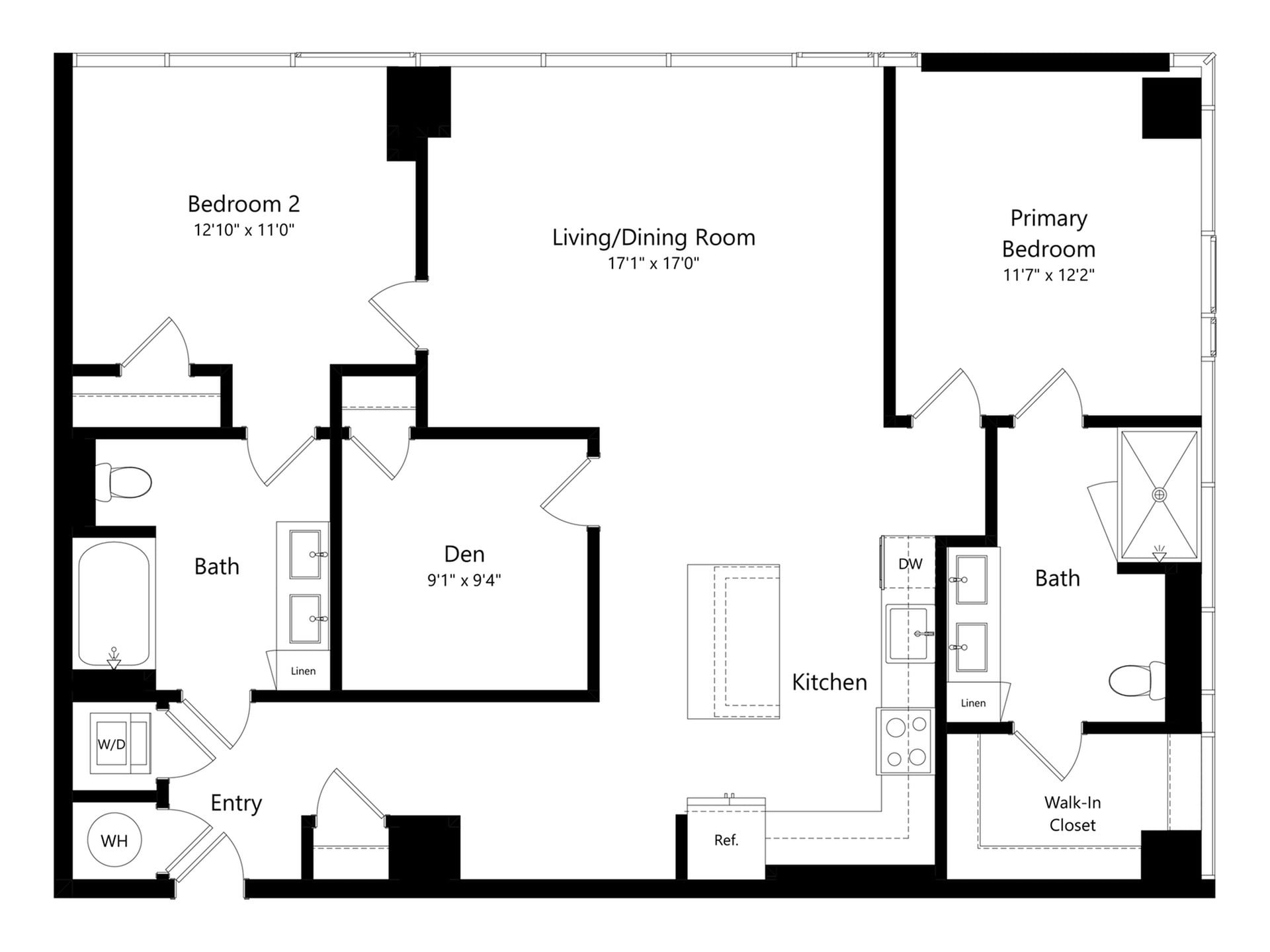 D1m1 floor plan