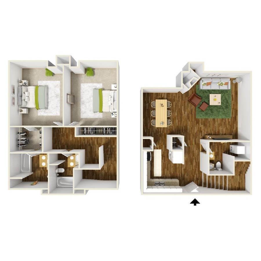 2x25SDGReno floor plan