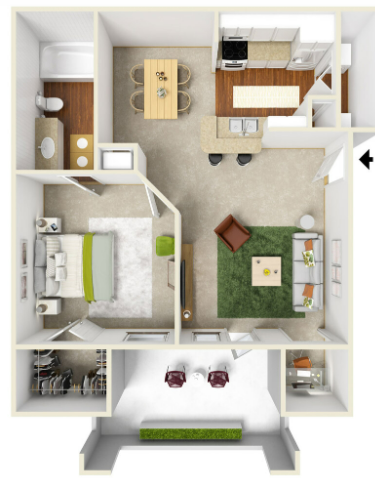 Saltillo floor plan