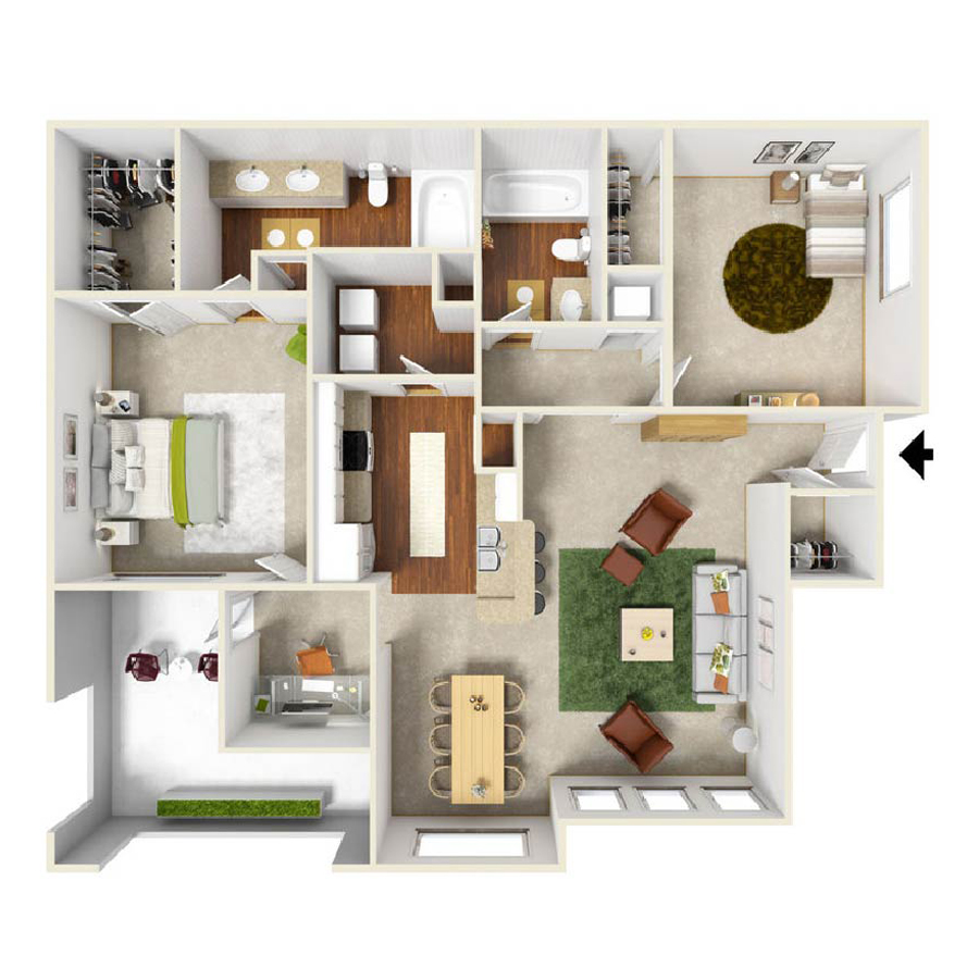 Toluca floor plan