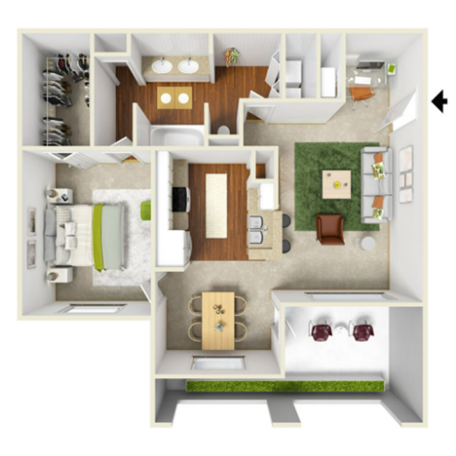 San Luis floor plan