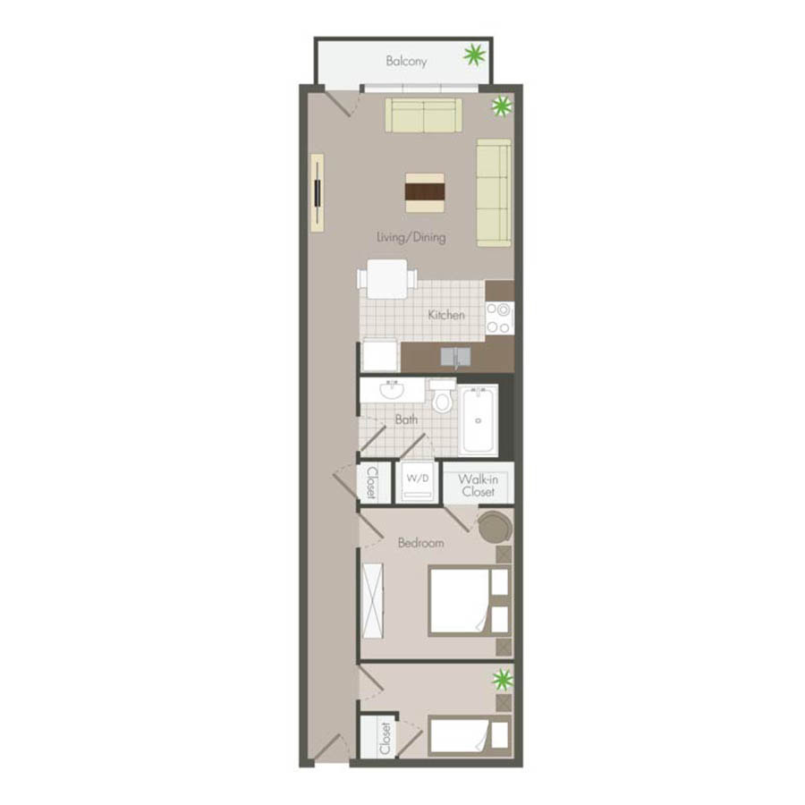 South Tower B2 floor plan