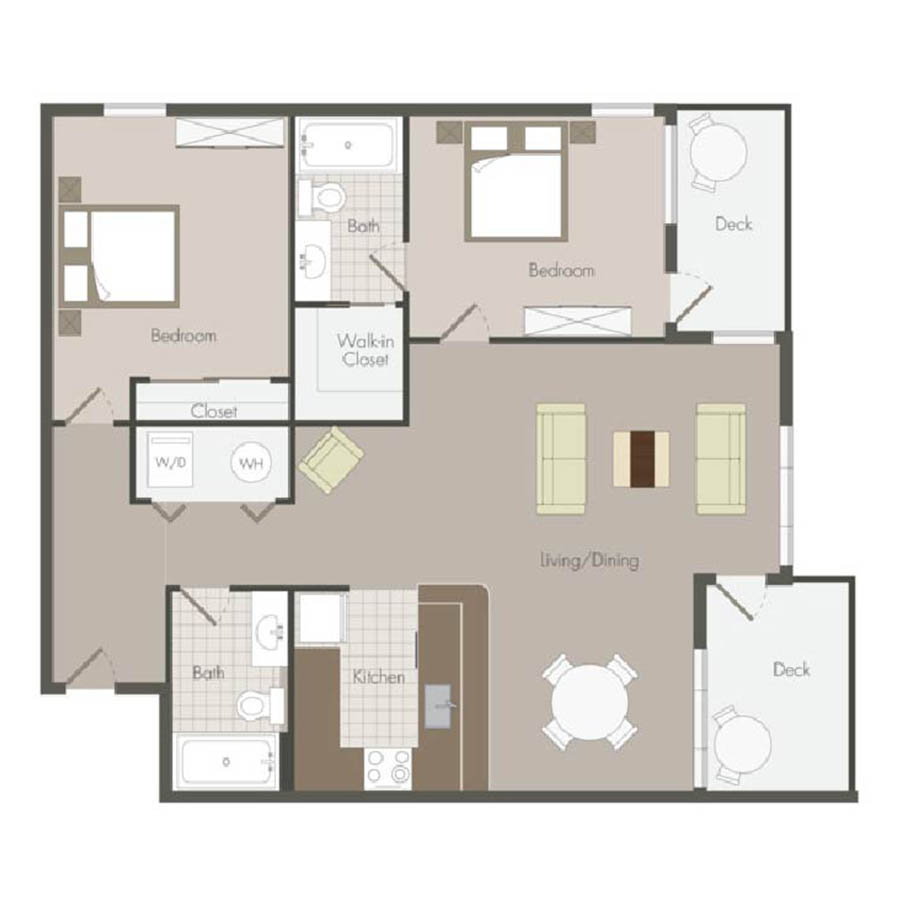 North Tower B2 floor plan
