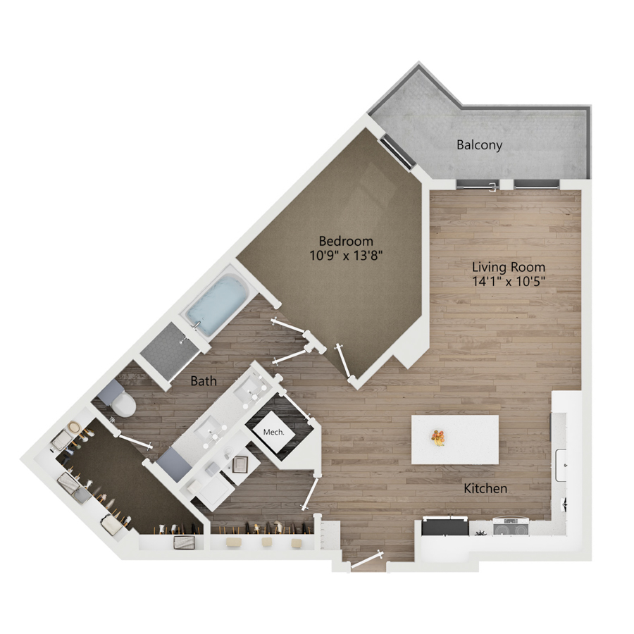 A9 floor plan