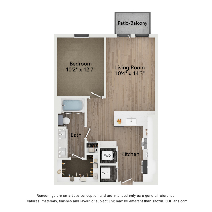 A1 floor plan