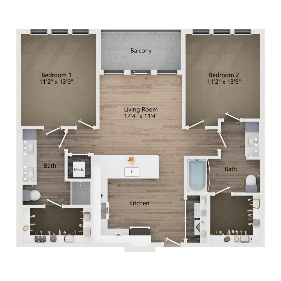 B2 floor plan