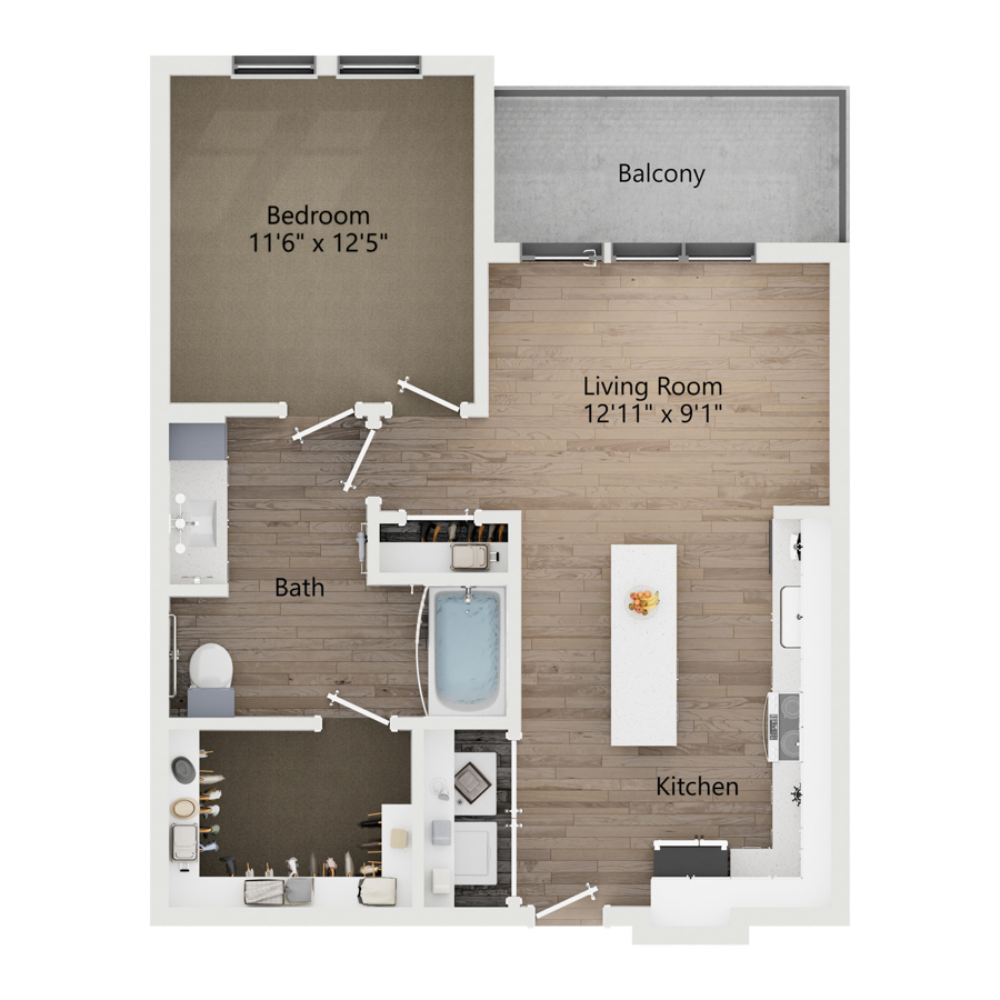 A2 floor plan