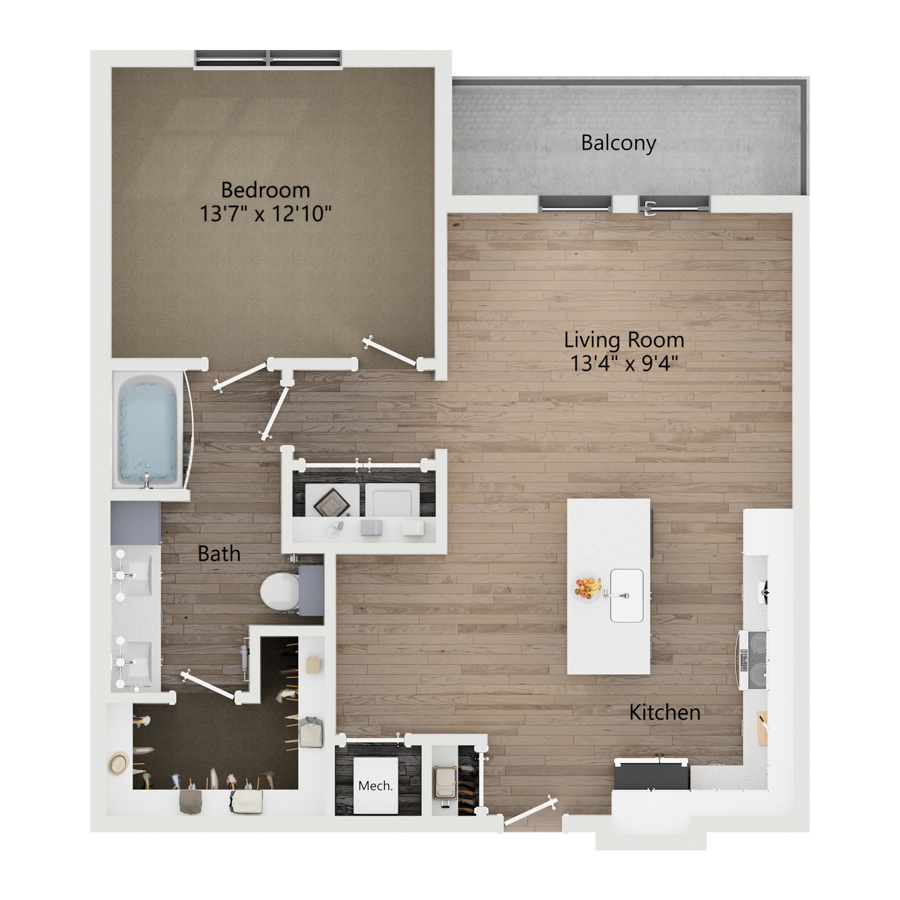 A14 floor plan
