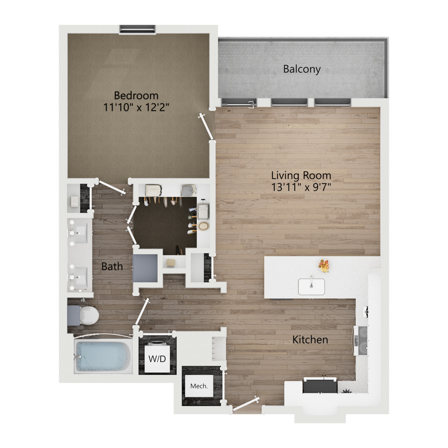 A6 floor plan