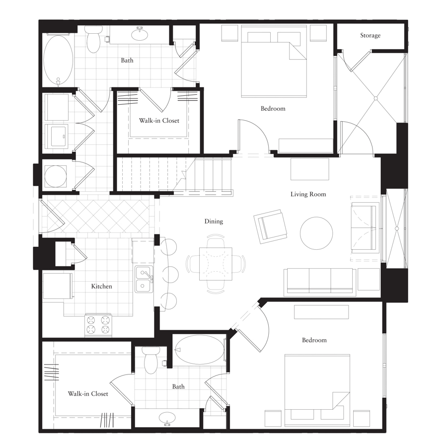 B3-Affordable floor plan