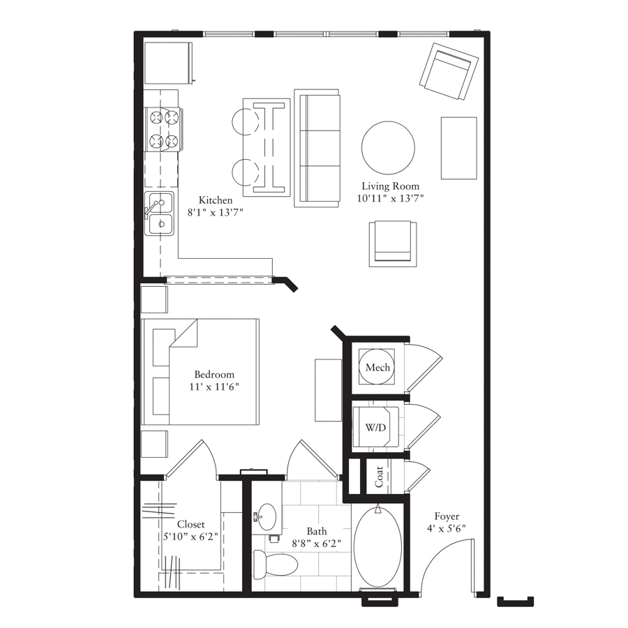 A1-Affordable floor plan