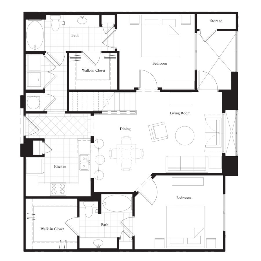 B2-Affordable floor plan
