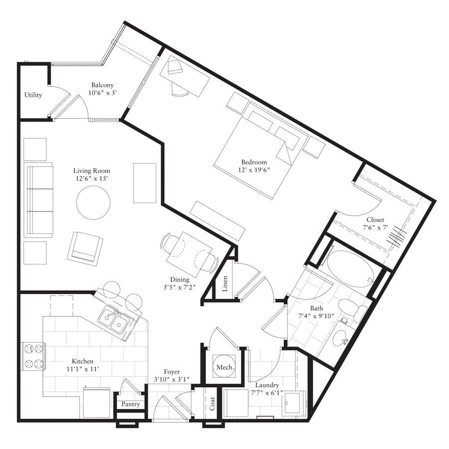 A10 floor plan